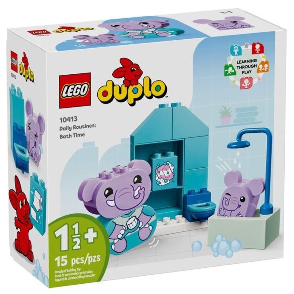 LEGO DUPLO My First Daily Routines: Bath Time 10413 Elephant Toddler Toy